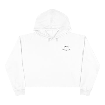 CAPTURE MORE OF LIFE  Women's Crop Hoodie