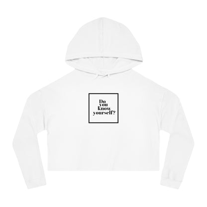 Do you know yourself?   Women's Crop Hoodie