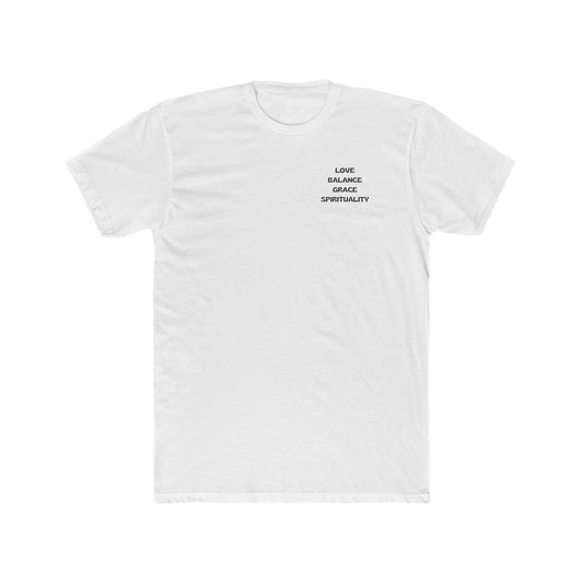 Love, Balance, Grace, Spirituality Men's Tee