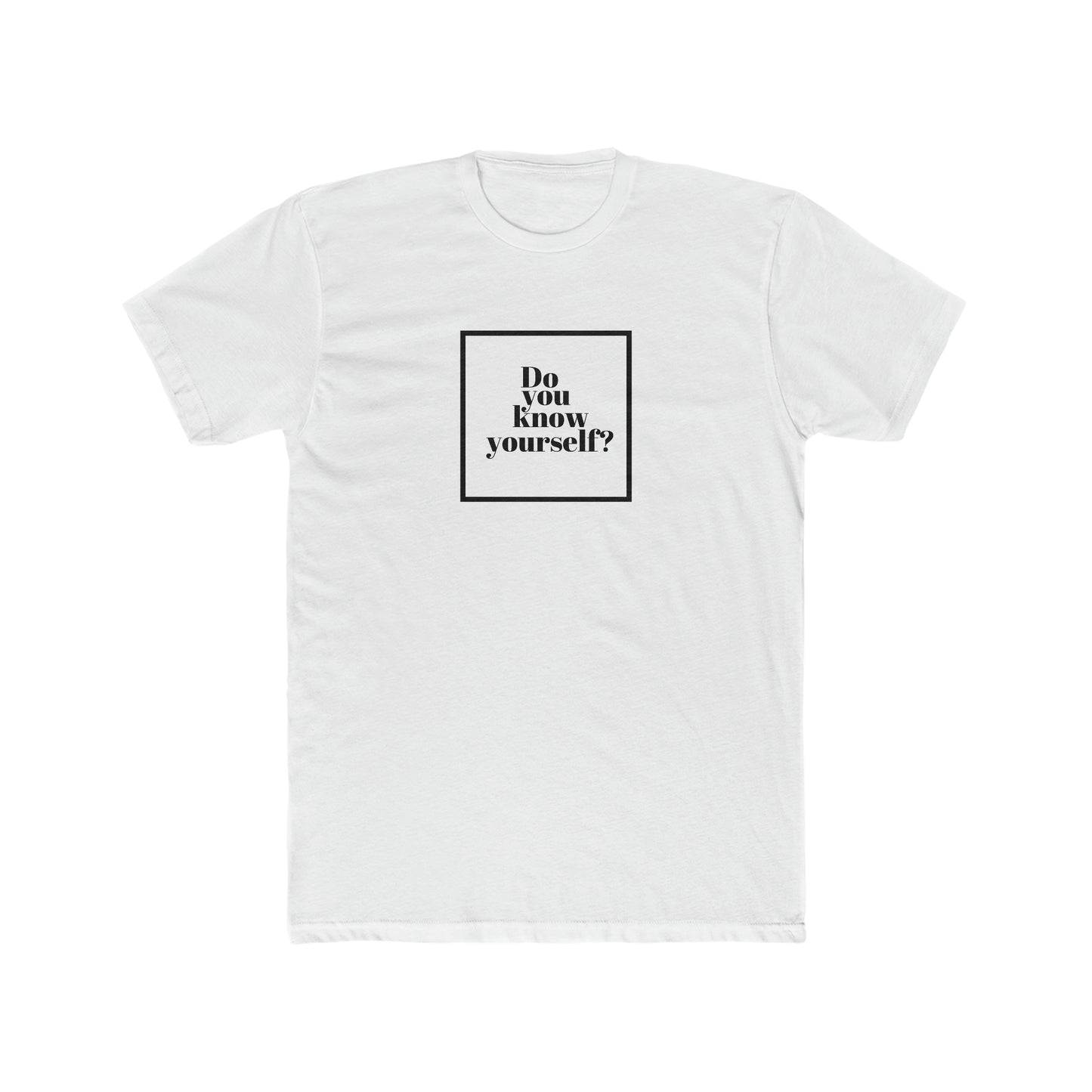 Do You Know Yourself? Men's Tee - ProjecTee