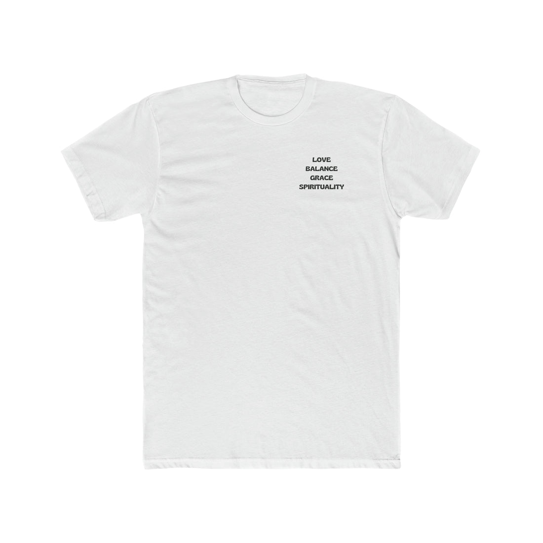 Love, Balance, Grace, Spirituality Men's Tee - ProjecTee