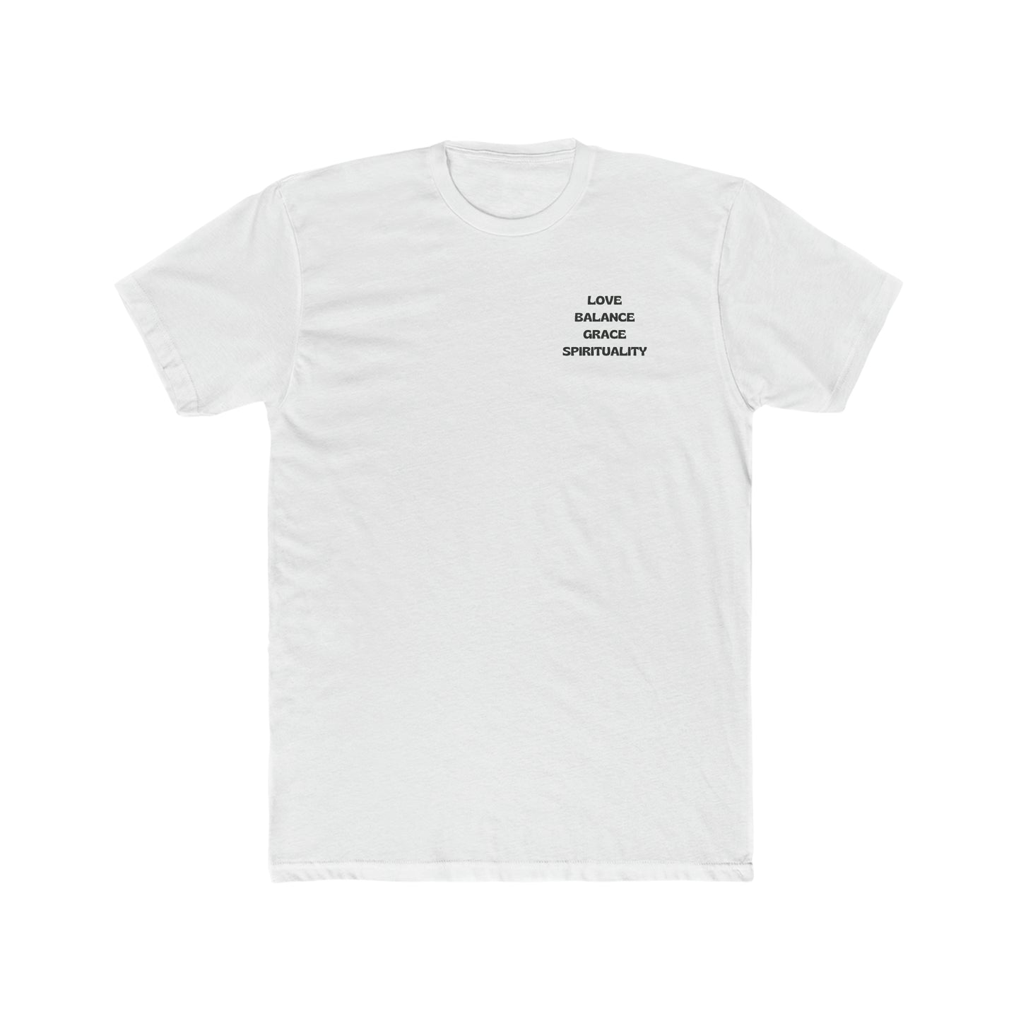 Love, Balance, Grace, Spirituality Men's Tee - ProjecTee