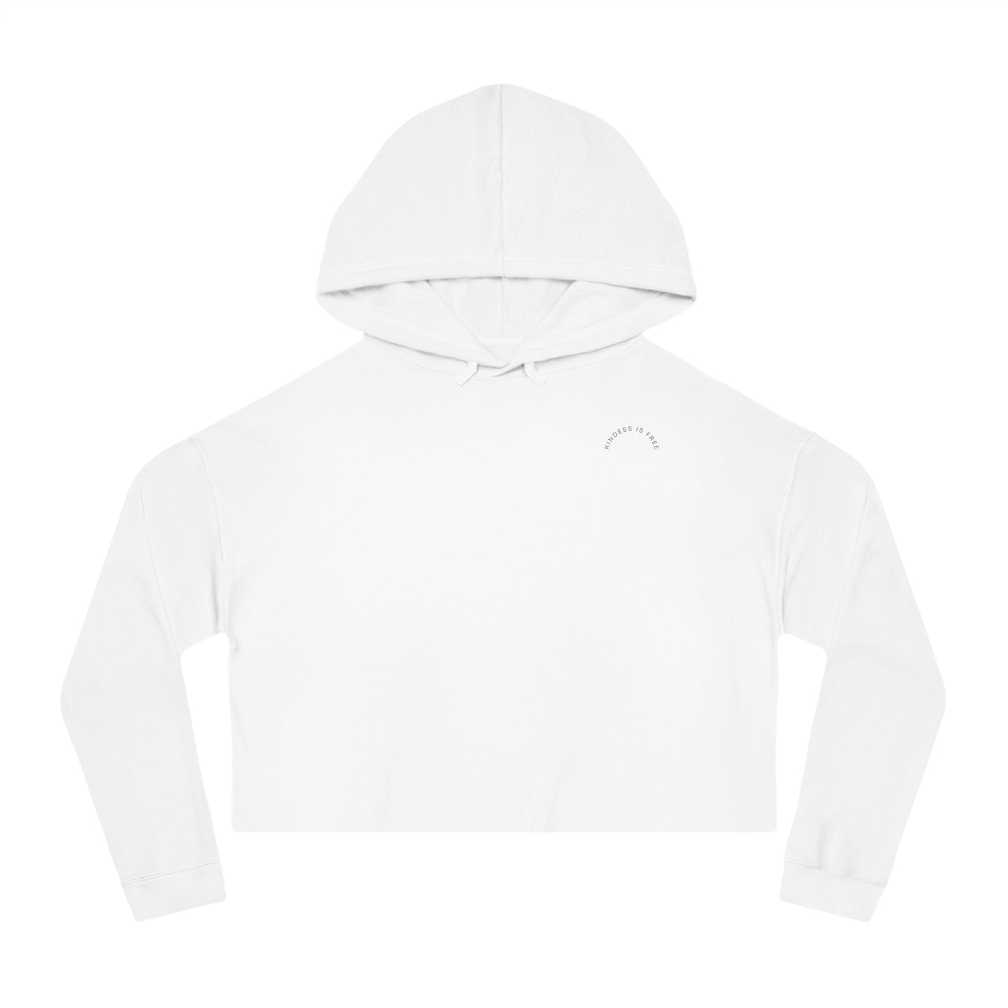 KINDNESS IS FREE Women's Crop Hoodie