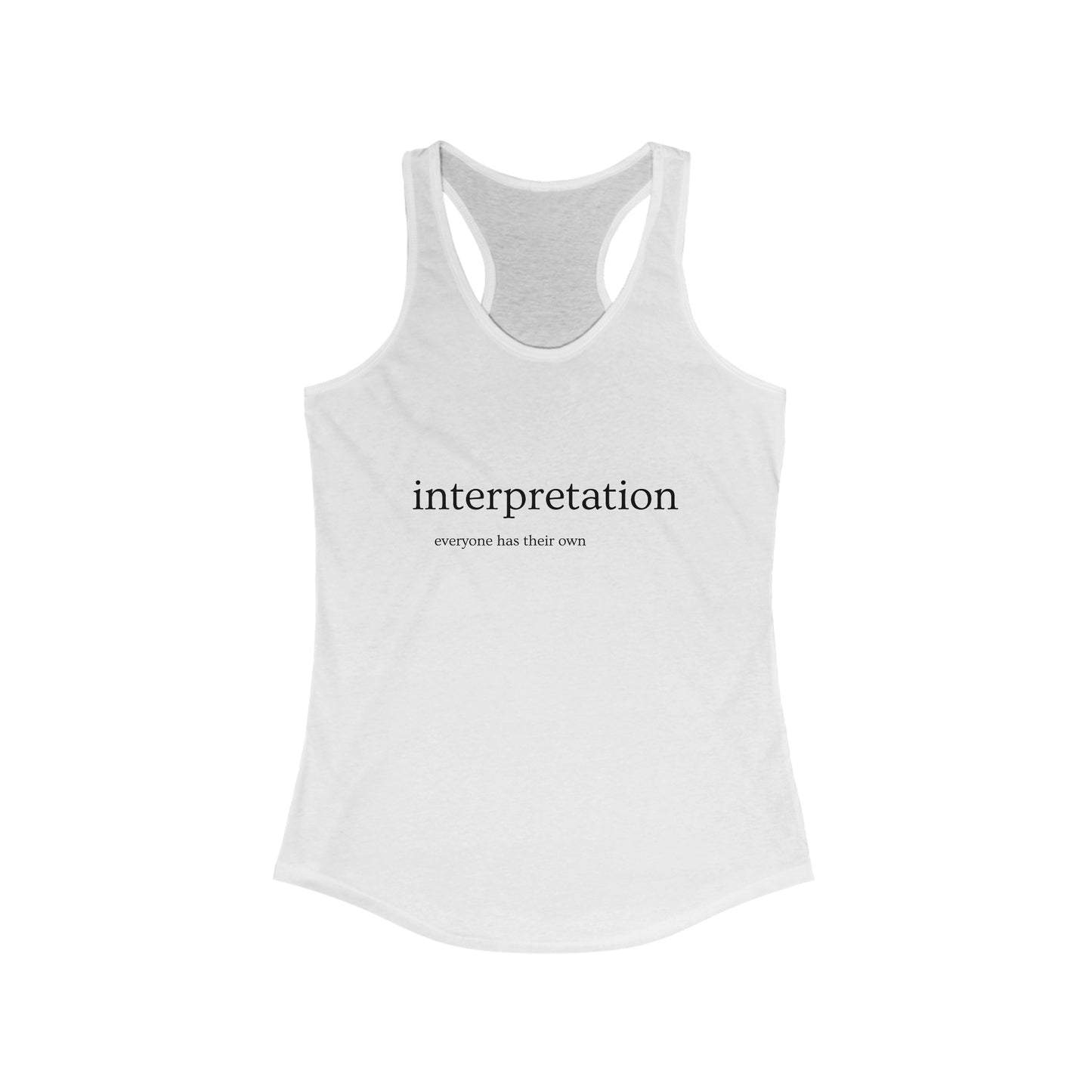 Interpretation Women's Tank