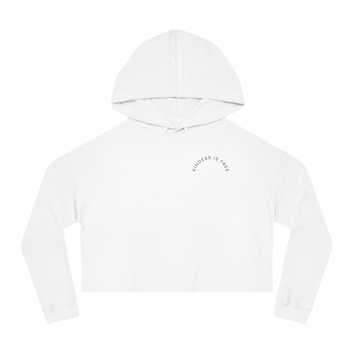 KINDNESS IS FREE Women's Crop Hoodie