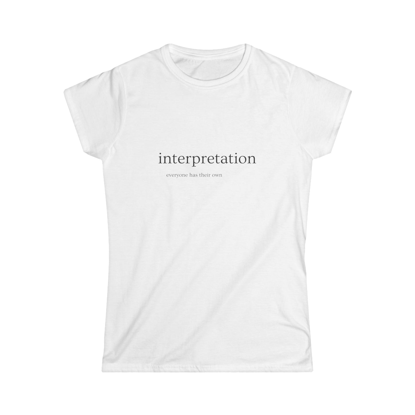 Interpretation Women's Tee