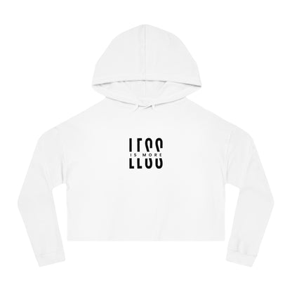 Less Is More Women's Crop Hoodie