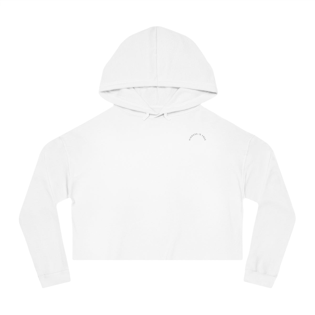 KINDNESS IS FREE Women's Crop Hoodie