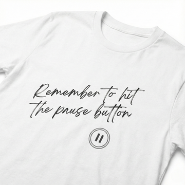 Remember To Hit Pause Men's Tee