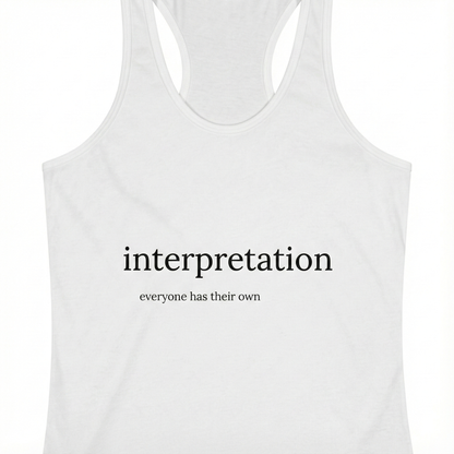 Interpretation Women's Tank