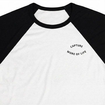Capture More Of Life Unisexe Baseball Tee