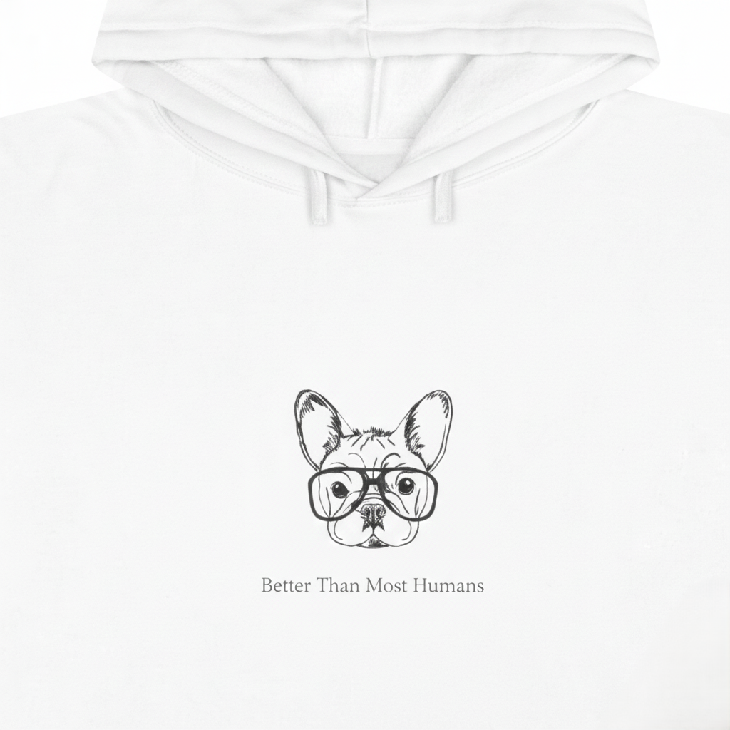 Better Than Most Humans  Women's Crop Hoodie