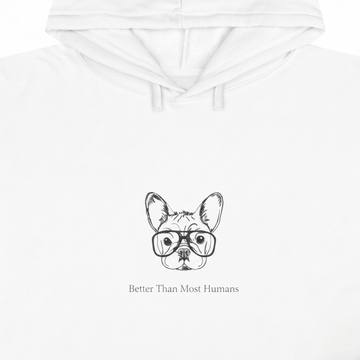 Better Than Most Humans  Women's Crop Hoodie