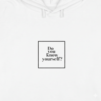 Do you know yourself?   Women's Crop Hoodie