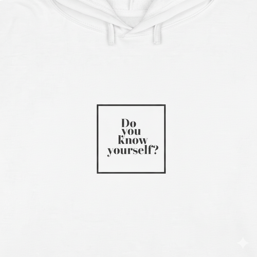 Do you know yourself?   Women's Crop Hoodie