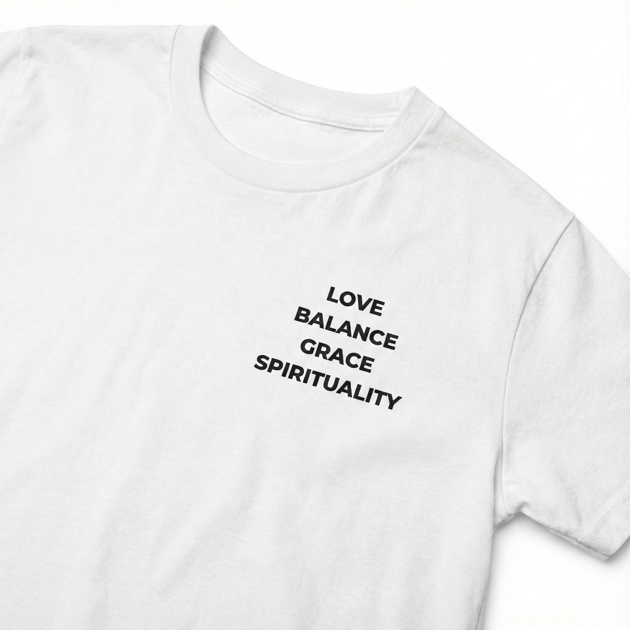Love, Balance, Grace, Spirituality Men's Tee