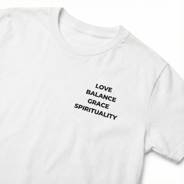 Love, Balance, Grace, Spirituality Men's Tee