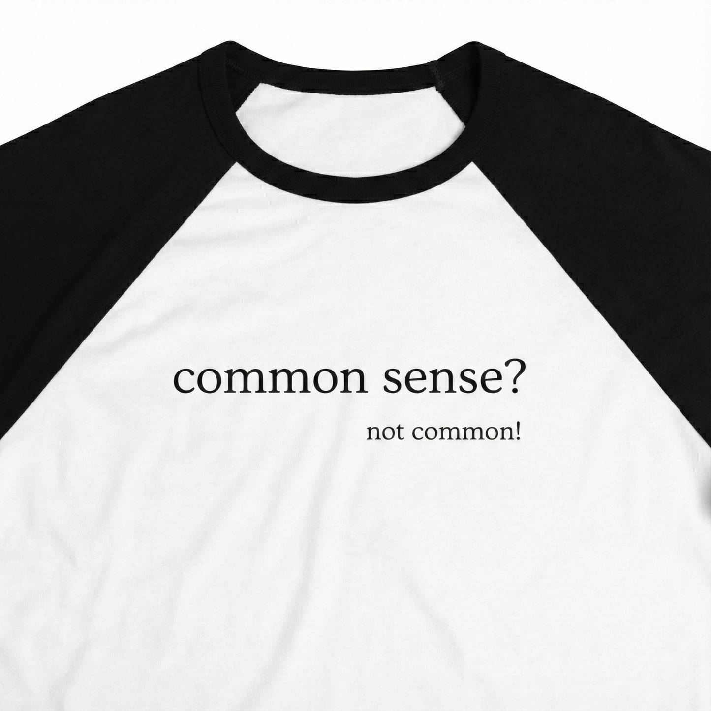 Common Sense? Unisex Baseball Tee
