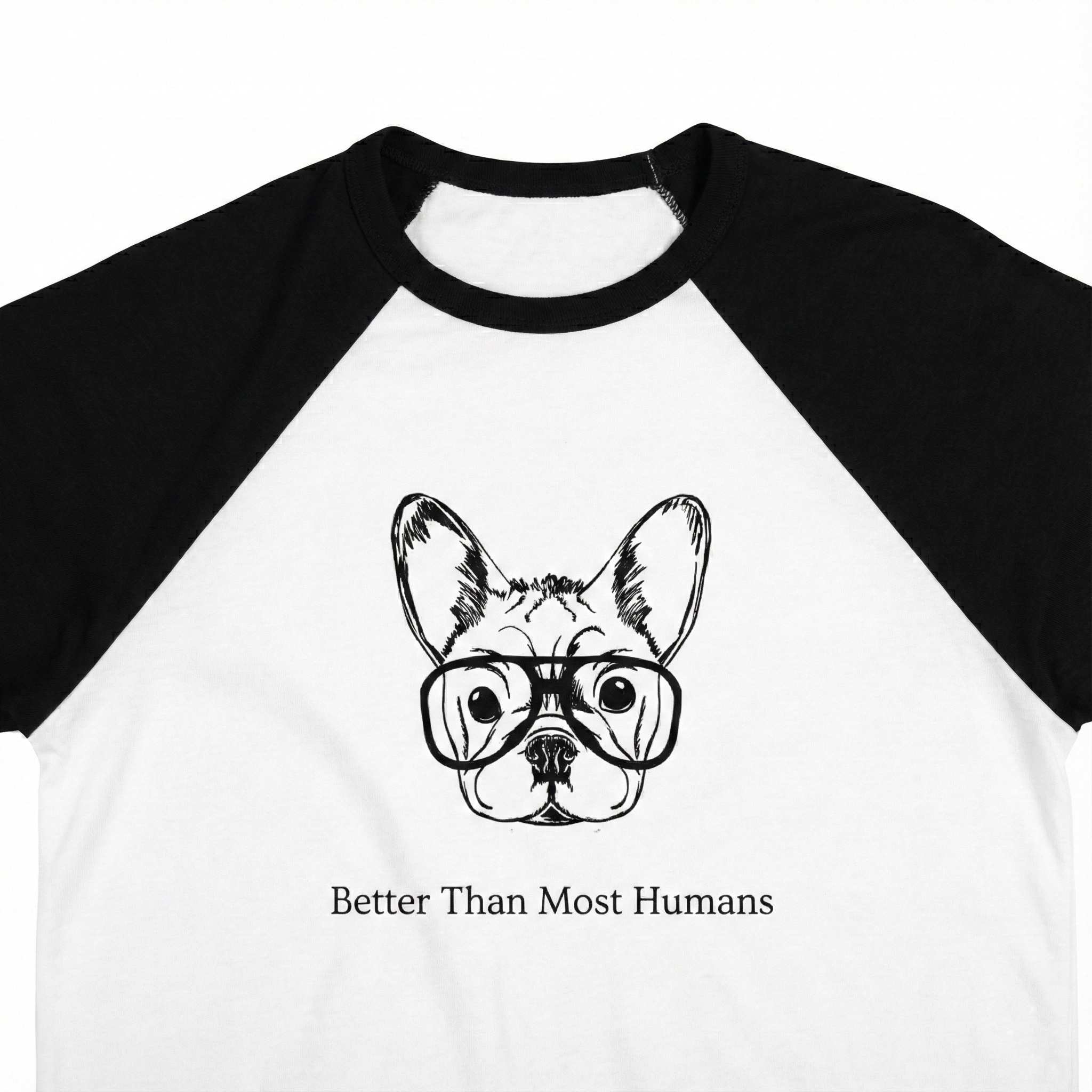Better Than Most Humans Unisex Baseball Tee