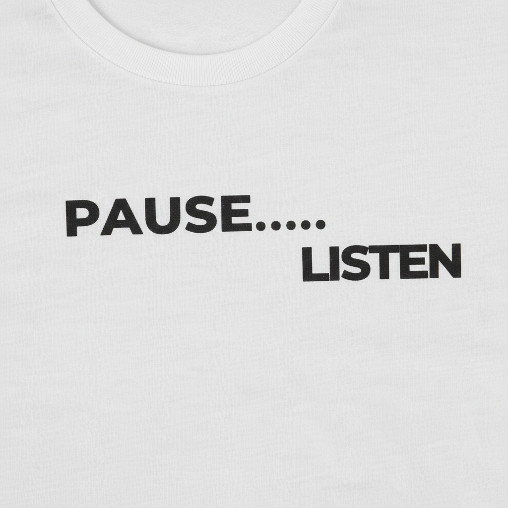 Pause.... Listen Men's Tee