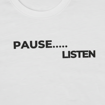 Pause.... Listen Men's Tee