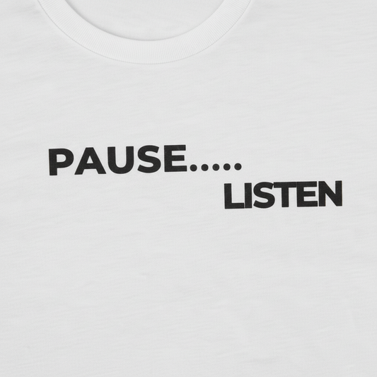 Pause.... Listen Women's Tee