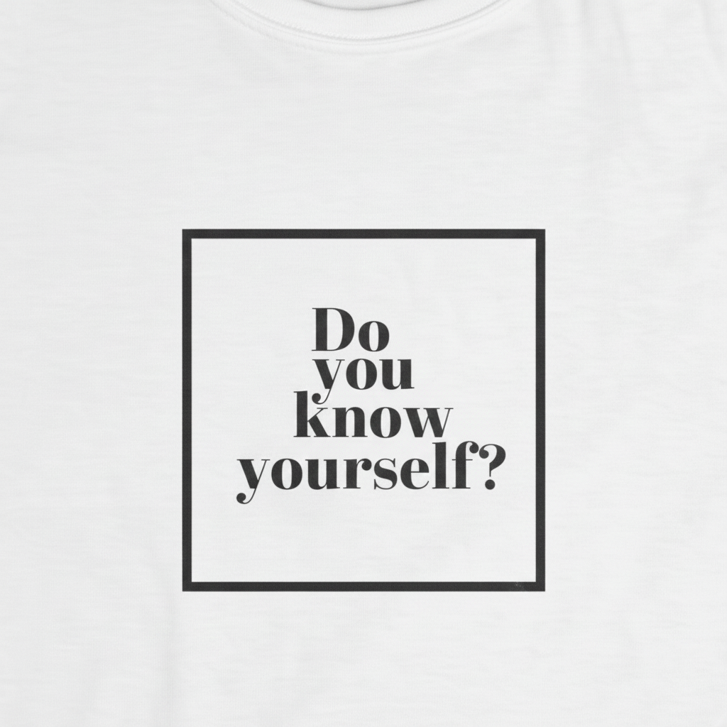 Do You Know Yourself? Men's Tee